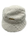 Marine Serre White Cotton Wide Brim Logo Terry Cloth Bucket Hat White / M/L