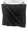 The Attico Size Large Black Cotton Strapless Bubble Hem Logo Top Black / Large