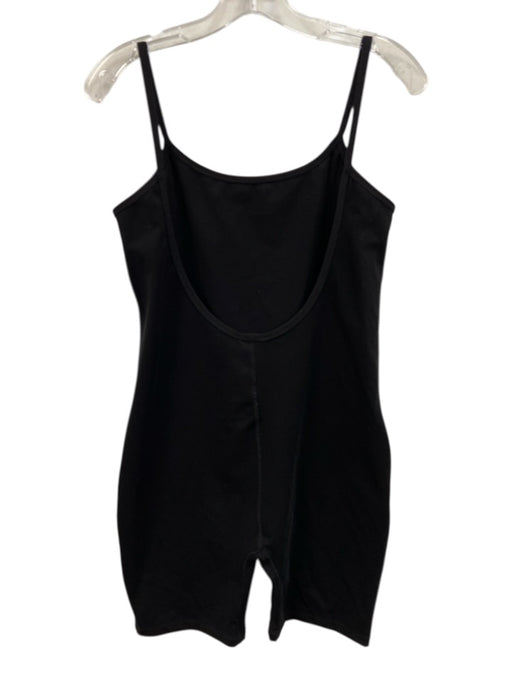 Anine Bing Size Est M Black Spaghetti Strap Logo Romper Black / Est M