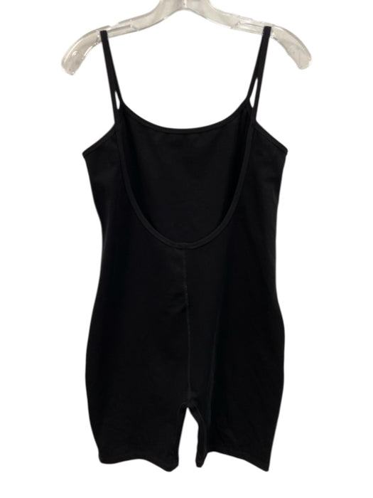 Anine Bing Size Est M Black Spaghetti Strap Logo Romper Black / Est M