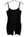 Anine Bing Size Est M Black Spaghetti Strap Logo Romper Black / Est M