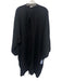 Balenciaga Size 38 Black Silk Long Sleeve Tie Neck Pockets Wrap Dress Dress Black / 38
