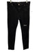 RTA Size 38 Black Cotton Denim Logo Darted Jeans Black / 38