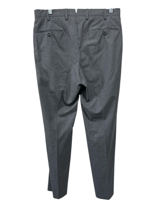 Incotex Size 33 Gray Wool Blend Solid Dress Men's Pants Gray / 33