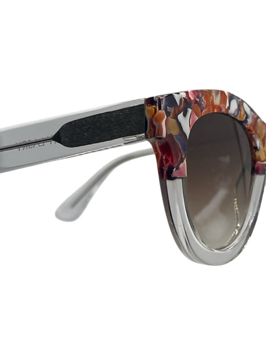 Thierry Colson Clear & Multicolor Acetate Sunglasses Clear & Multicolor