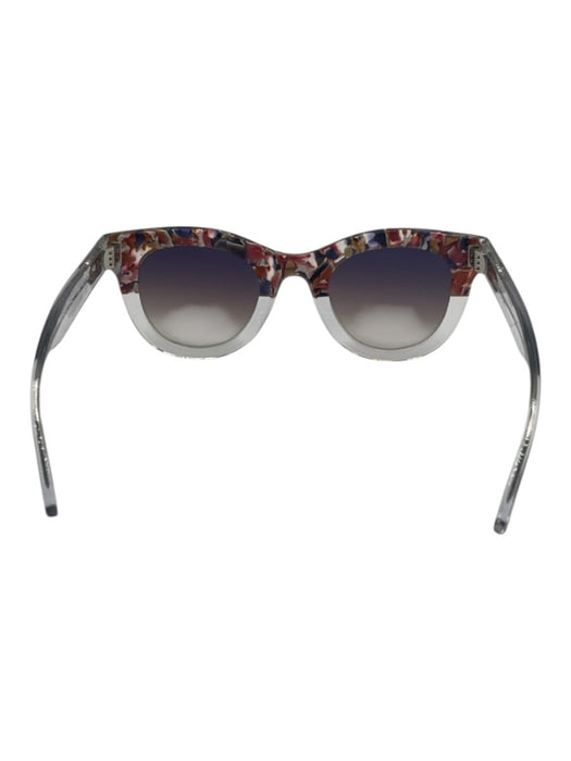 Thierry Colson Clear & Multicolor Acetate Sunglasses Clear & Multicolor