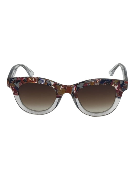 Thierry Colson Clear & Multicolor Acetate Sunglasses Clear & Multicolor