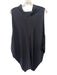 Abbey Glass Size S Black Silk Sleeveless V Neck Drape Top Black / S