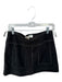 Joie Size 4 Black & Silver Suede Studded Side Zip Mini Skirt Black & Silver / 4