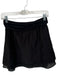 Splendid Size S Black Cotton & Silk Fold Over Mini Skirt Black / S