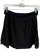 Splendid Size S Black Cotton & Silk Fold Over Mini Skirt Black / S