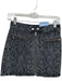 Rag & Bone Size 2 Black & Gray Cotton Blend Front Zip Mini Snake Print Skirt Black & Gray / 2