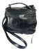 Rebecca Minkoff Black Polished Leather Flap Saddle Bag Crossbody Bag Black / M