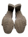 Pedro Garcia Shoe Size 39 Brown & Gray Leather Upper Velcro Bronze Sandals Brown & Gray / 39