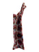 Baldiz Pink, Orange, Blue Velvet Top Handles Abstract Print Tote Bag Pink, Orange, Blue / M/L