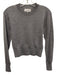 A Piece Apart Size XS Grey Wool Long Sleeve Heathered Top Grey / XS