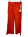 Mother Size 27 Orange Red Cotton Denim High Rise Back Pocket Flare Jeans Orange Red / 27