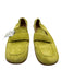 Laura Bellariva Shoe Size 40 Chartreuse Green Leather Suede Round Toe Loafers Chartreuse Green / 40
