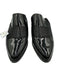 Tibi Shoe Size 40.5 Black & Rose Gold Patent Leather Satin Detail Mules Loafers Black & Rose Gold / 40.5