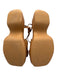 Farm Rio Shoe Size 10 Tan Brown Manmade Material Square Toe Butterfly Sandals Tan Brown / 10