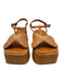 Farm Rio Shoe Size 10 Tan Brown Manmade Material Square Toe Butterfly Sandals Tan Brown / 10