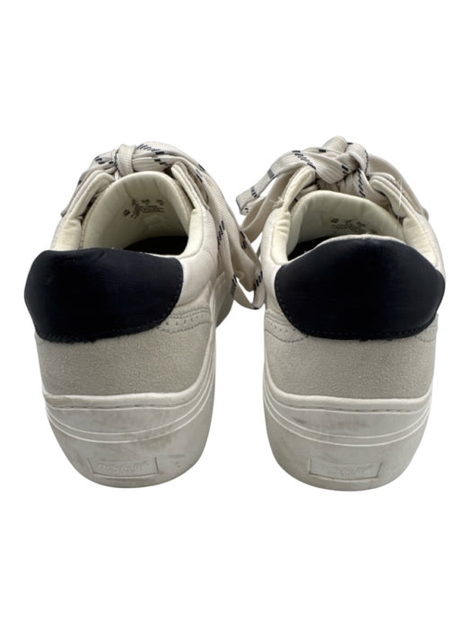 Favorite Daughter Shoe Size 10 White, Gray, Black Leather Upper Lace Up Sneakers White, Gray, Black / 10