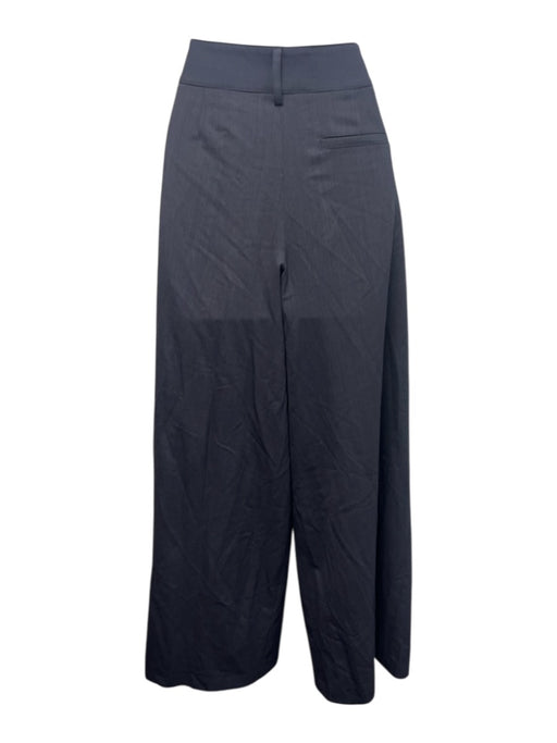 TWP Size 2 Navy Blue Wool Blend Pleated Mid Rise Wide Leg Pants Navy Blue / 2