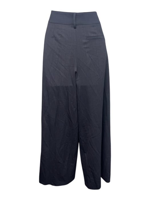 TWP Size 2 Navy Blue Wool Blend Pleated Mid Rise Wide Leg Pants Navy Blue / 2