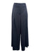 TWP Size 2 Navy Blue Wool Blend Pleated Mid Rise Wide Leg Pants Navy Blue / 2