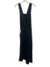 COS Size XS Black Cotton Cross Back Wide Leg Overalls Jumpsuit Black / XS
