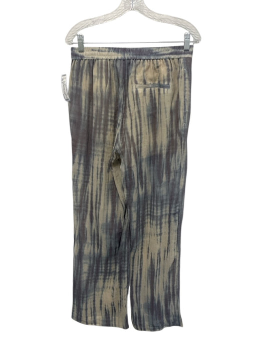 COS Size 6 Blue & Purple Viscose Blend Semi Sheer Stripe Straight Leg Pant Set Blue & Purple / 6