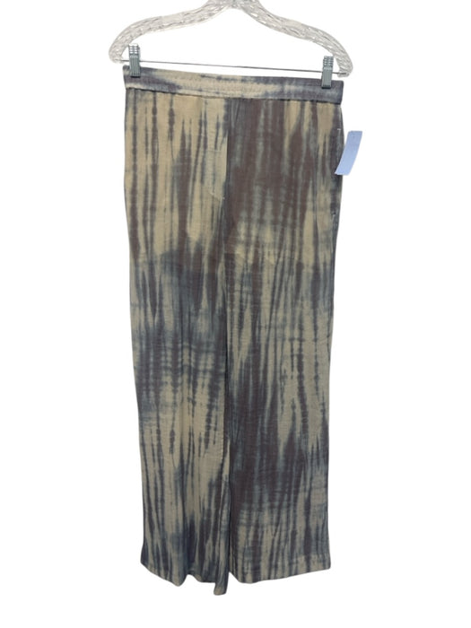 COS Size 6 Blue & Purple Viscose Blend Semi Sheer Stripe Straight Leg Pant Set Blue & Purple / 6