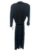 Le Superbe Size 6 Dark Green & Black Rayon Blend Button Down Leopard Jumpsuit Dark Green & Black / 6
