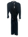 Le Superbe Size 6 Dark Green & Black Rayon Blend Button Down Leopard Jumpsuit Dark Green & Black / 6