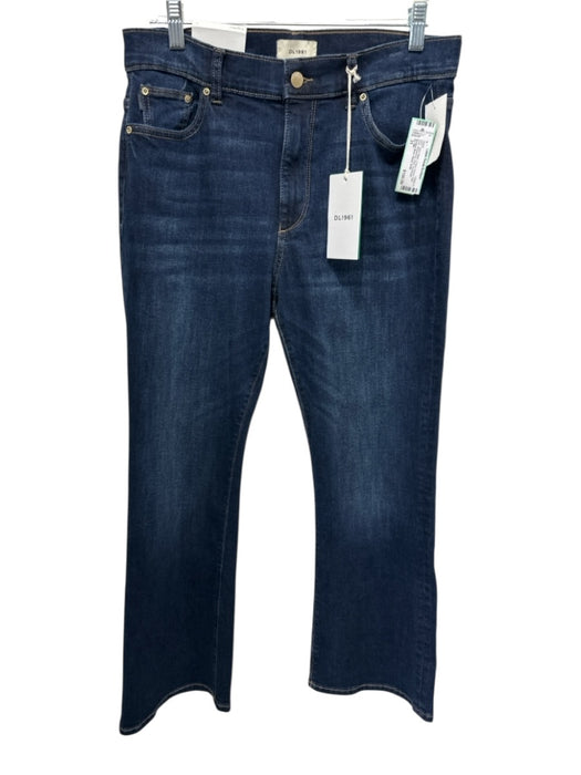 DL1961 Size 31 Dark Wash Cotton Denim High Rise Whiskering Boot Jeans Dark Wash / 31