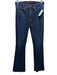 Veronica Beard Jeans Size 27/4 Dark Wash Cotton Denim High Rise Flare Jeans Dark Wash / 27/4