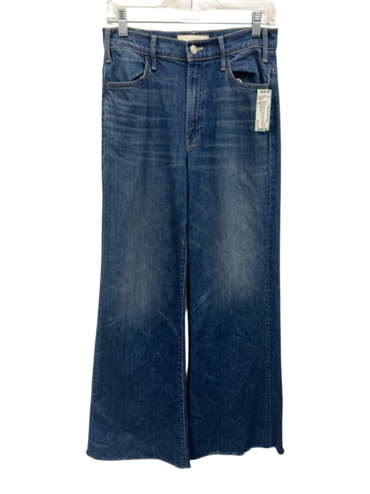 Mother Superior Size 28 Medium Wash Cotton Denim High Rise Whiskering Jeans Medium Wash / 28