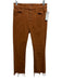 Mother Size 27 Brown Cotton Denim High Rise Button Fly Pockets Raw Hem Jeans Brown / 27
