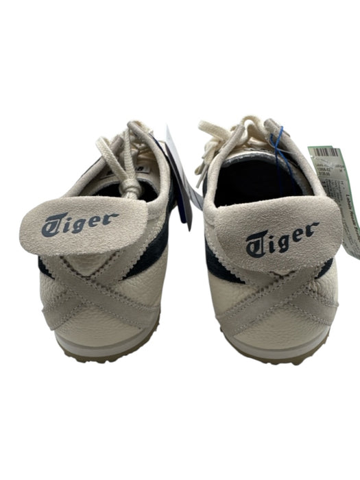 Onitsuka Tiger Shoe Size 11 Black & Beige Leather Upper Lace Up Low Top Sneakers Black & Beige / 11