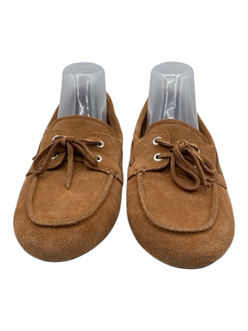 Senso Shoe Size 41 Brown Leather Upper Round Toe lace up silver hardware Flats Brown / 41