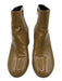 MM6 Maison Margiela Shoe Size 41 Beige Patent Leather Round Toe Side Zip Booties Beige / 41