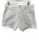 Citizens of Humanity Size 29 White Cotton Denim High Rise Distressed Shorts White / 29