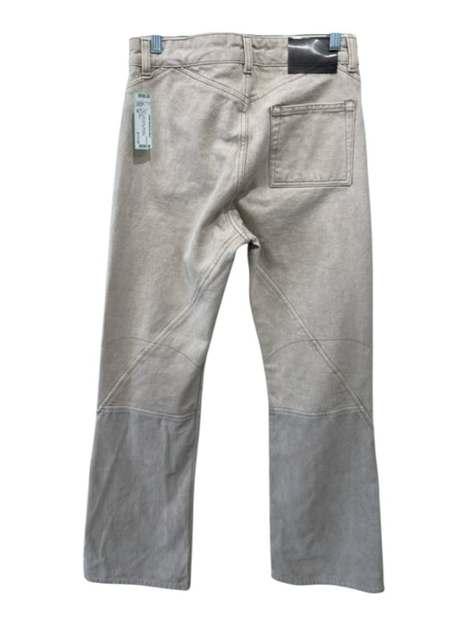 Our Legacy Size 28 Beige Cotton Denim High Rise Corduroy Accent Flare Jeans Beige / 28