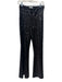 Raey Size UK/10 Black Fully Sequined Flare High Rise Pants Black / UK/10