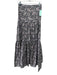 Veronica Beard Size 4 Pink, White, black Cotton Elastic Waist Floral Maxi Skirt Pink, White, black / 4