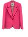 Essentiel Antwerp Size 40 Neon Pink Polyester Blend One Button Lapel Jacket Neon Pink / 40