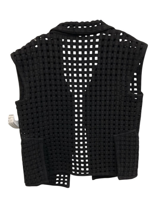 Isabel Marant Size 38 Black Cotton Denim Pockets Woven Vest Black / 38