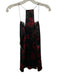 Cami NYC Size Small Black, Red, Green Silk Spaghetti Strap Roses Lace Trim Top Black, Red, Green / Small