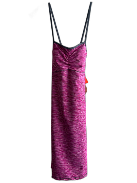 Dakin Size M Purple Pink Polyester Spaghetti Strap Square Neck Dress Purple Pink / M
