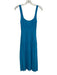 Staud Size XS Blue Viscose Blend Sleeveless Ribbed Detail Knit Dress Blue / XS